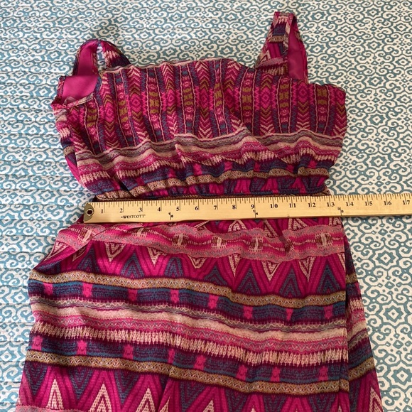 ⚡️Last Days! Francesca's Blue Rain Maxi Dress L - Picture 9 of 12